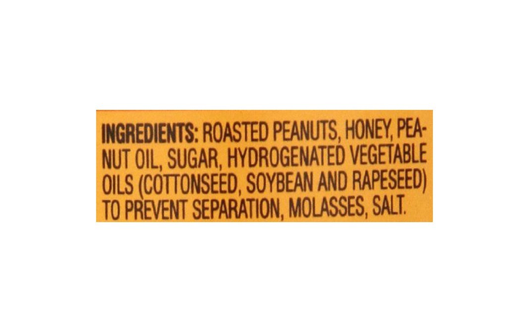 Skippy Roasted Honey Nut Creamy Peanut Butter    Plastic Jar  462 grams